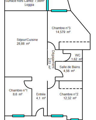 Winter Immobilier - Appartement - Nice - plan