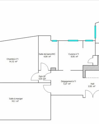 Winter Immobilier - квартира - Nice - Baumettes - Nice - plan