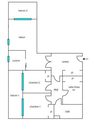 Winter Immobilier - квартира - Roquebrune-Cap-Martin - plan