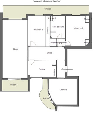 Winter Immobilier - Appartement - Nice - plan