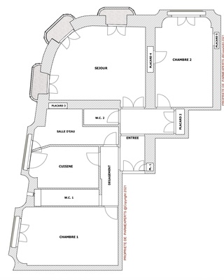 Winter Immobilier - Apartment - Nice - Fleurs Gambetta - Nice - plan