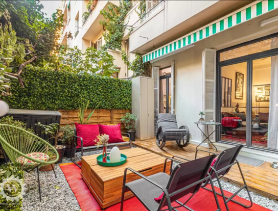 Appartement en rez de jardin à Nice