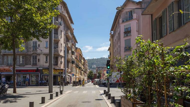 Quartier riquier à Nice